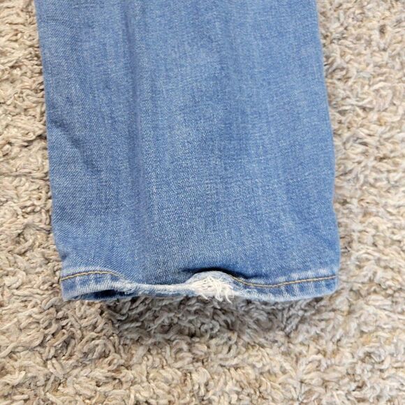 Gap 1969 Jeans Womens 33/16 Always Skinny Medium Wash Distressed Denim - Picture 9 of 11